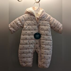 Mighty Goods newborn puffer zip up coat NWT